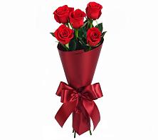 Букет 5 Красных роз Эдлесс Лав #REPLACE_PRED# Рождественской Хаве