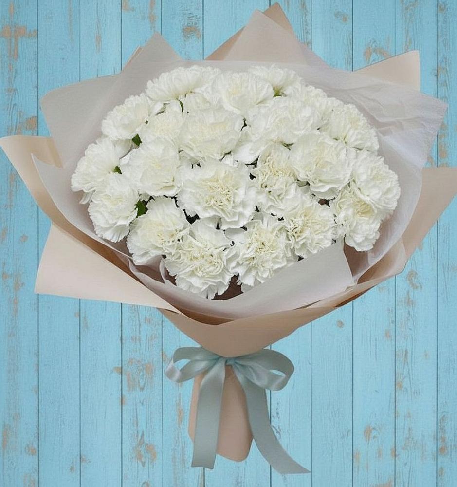 Букет цветов из: Гвоздики в Рождественской Хаве