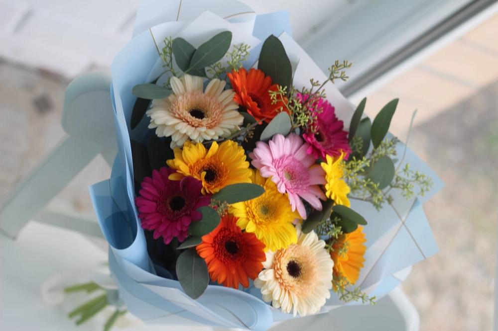 Букет цветов из: Герберы в Рождественской Хаве