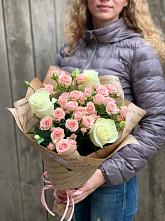 Букет цветов из:  Розы #REPLACE_PRED# Рождественской Хаве