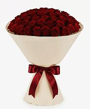 Букет 101 Бордовая роза Блэк Бакарра в Рождественской Хаве