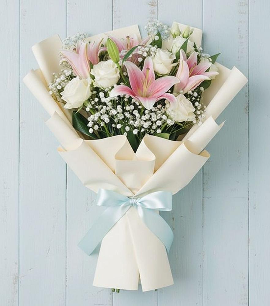 Букет цветов из: Лилии в Рождественской Хаве