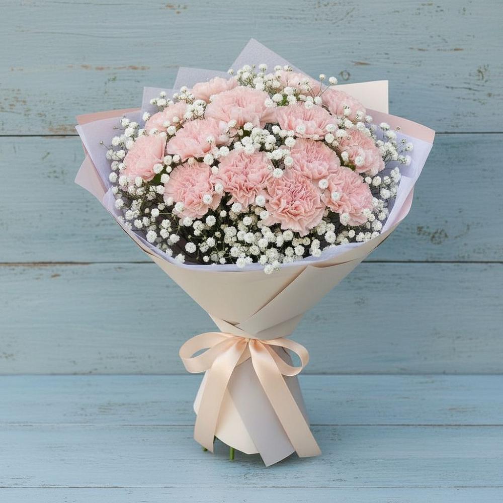 Букет цветов из: Гвоздики в Рождественской Хаве