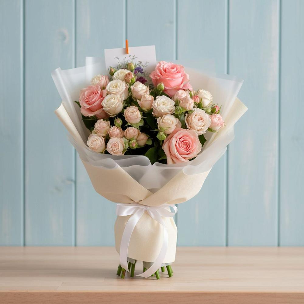 Букет цветов из: Розы в Рождественской Хаве