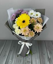 Букет цветов из:  Розы, Герберы и Хризантемы в Рождественской Хаве