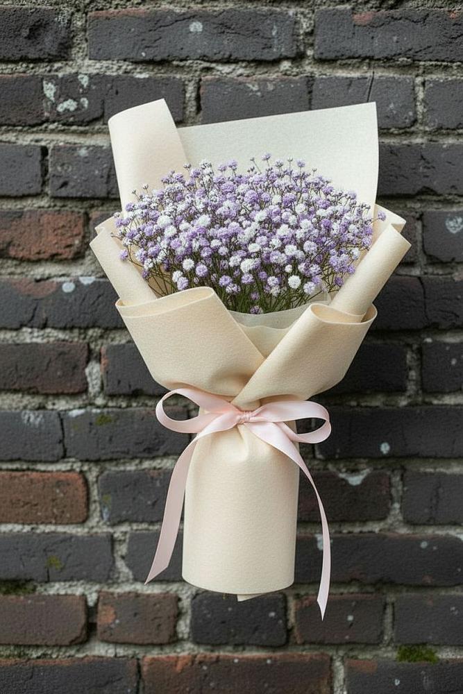 Букет цветов из: Гипсофила в Рождественской Хаве