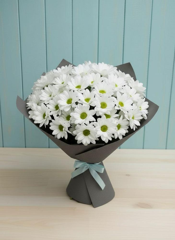 Букет цветов из: Хризантемы в Рождественской Хаве