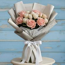 Букет цветов из:  Розы в Рождественской Хаве