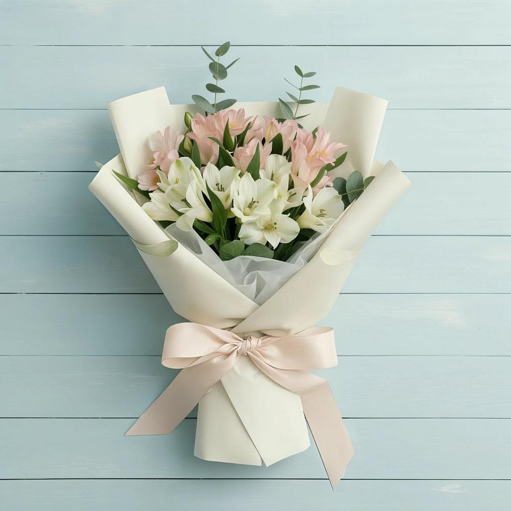 Букет цветов из: Альстромерии в Рождественской Хаве